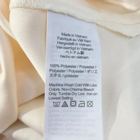 NWT J. Crew Crepe Satin Puff Sleeve Keyhole Neckline Top Blouse BL711 PXS Ivory - Picture 9 of 12